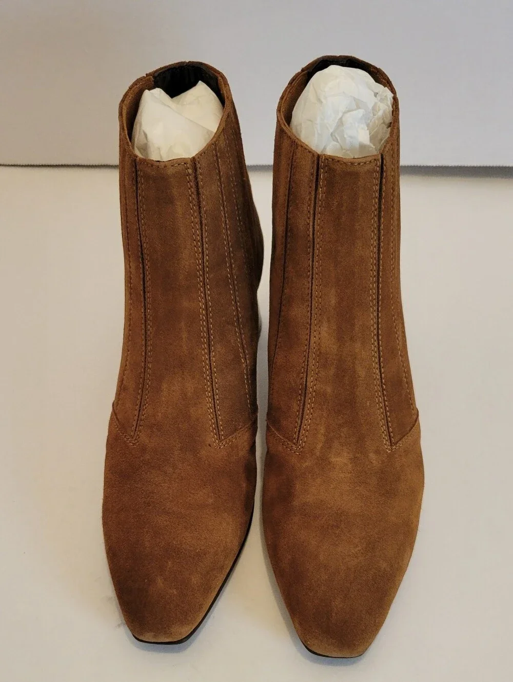 NIB Italeau Jane Waterproof Brown Suede Leather Ankle Booties EU 36 US 5.5-6 Han